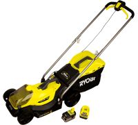 Газонокосилка Ryobi RLM18X33B-40 с АКБ 4 Ah