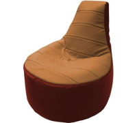 Кресло-мешок Flagman Трон Т1.3-34 оранжевый/красный