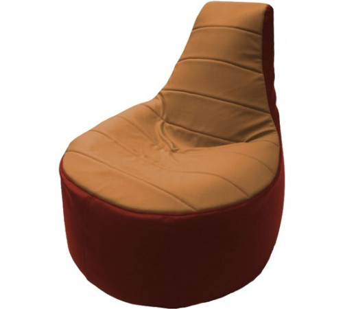 Кресло-мешок Flagman Трон Т1.3-34 оранжевый/красный