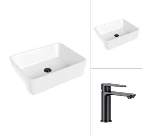 Умывальник Lauter 21675 + Moon 21СК691BS