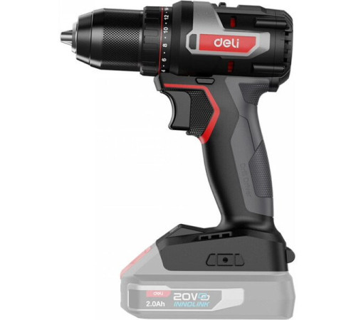 Дрель-шуруповерт Deli EDE-DZ20-1 без АКБ