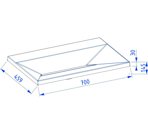 Умывальник Lauter Nelli 70 черный кварц