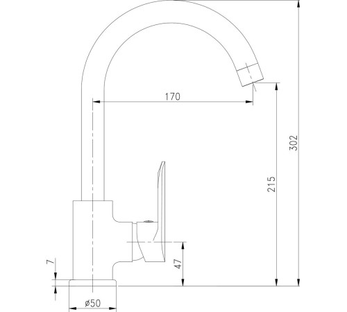 Смеситель Lauter Atrio 21DF1508