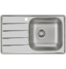 Кухонная мойка Ukinox Гранд GRM780.480-GT6K 1R с сифоном S701