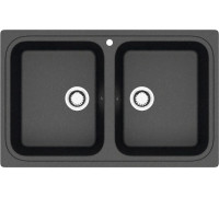 Кухонная мойка MARRBAXX Карельский камень модель 20/Q4 F020Q004 черный