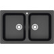 Кухонная мойка MARRBAXX Карельский камень модель 20/Q4 F020Q004 черный