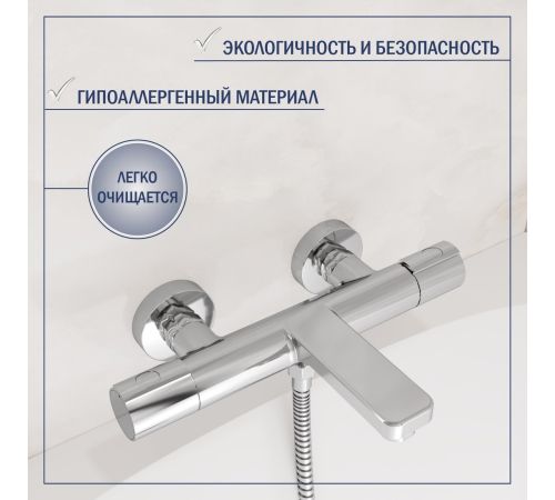 Смеситель Lauter Temp 21YH50427-4 с лейкой Living Lily 21S10048
