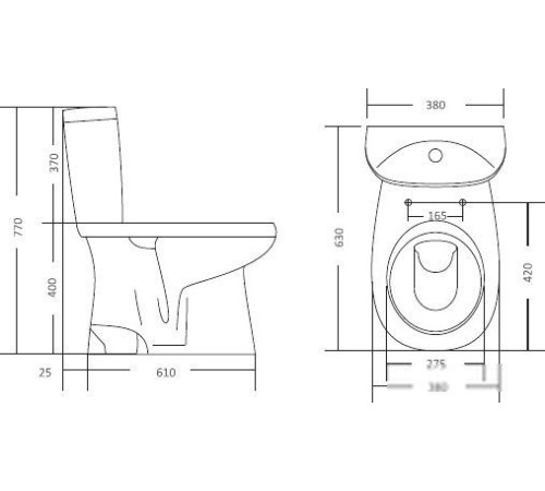 Унитаз Santek Анимо 1WH110038