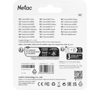Карта памяти Netac microSDXC P500 ECO 64GB