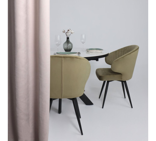 Стул Мамадома Rob-R1 360 d12 Olive Lux/черный