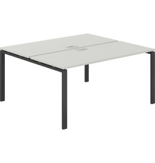 Офисный стол Norden 160х143.8х75 SG.246.SH.63.AN антрацит/серый бархат