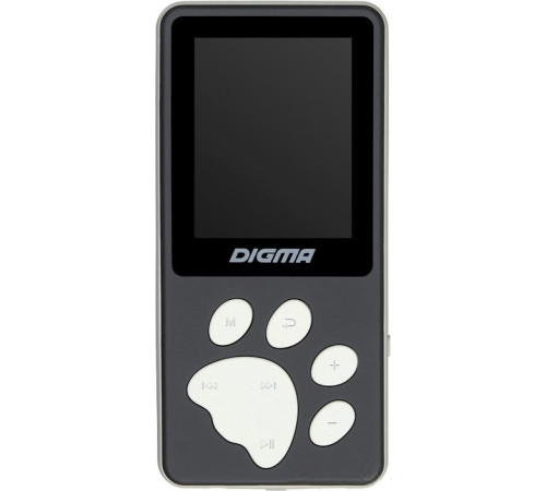 MP3 плеер Digma S4 8GB черный/серый