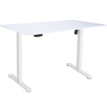 Стол с регулировкой высоты ErgoSmart Electric Desk Slim 1380х800х18 мм альпийский белый/белый