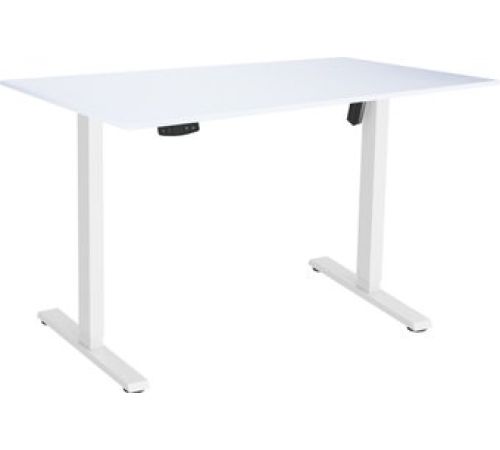 Стол с регулировкой высоты ErgoSmart Electric Desk Slim 1380х800х18 мм альпийский белый/белый