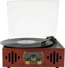 Виниловый проигрыватель Alive Audio Quattro Wood