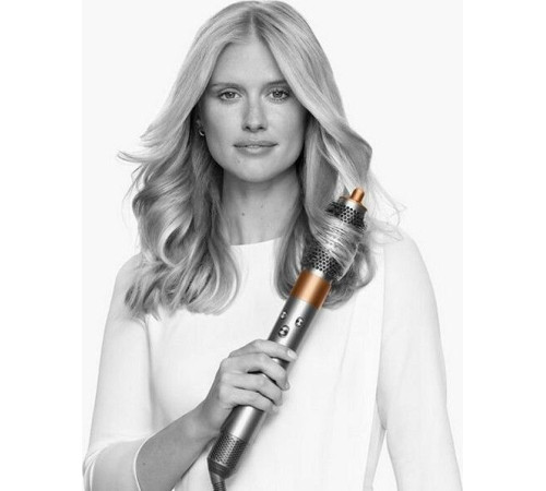 Фен-стайлер Dyson Airwrap Origin HS05 с переходником на евровилку, никель/медный