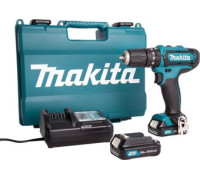 Ударная дрель-шуруповерт Makita HP332DWAE с 2-мя АКБ, кейс