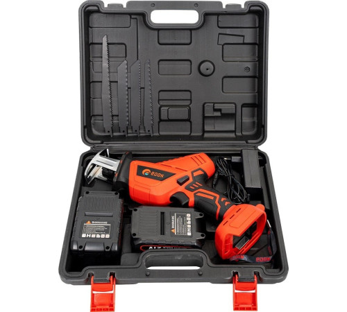 Сабельная пила Edon URS-21A с 2-мя АКБ, кейс