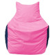 Кресло-мешок Flagman Фокс Ф2.1-192 розовый/тёмно-синий