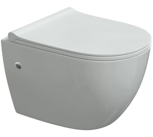 Унитаз подвесной Berges Wasserhaus 042446 с сиденьем и кнопкой смыва