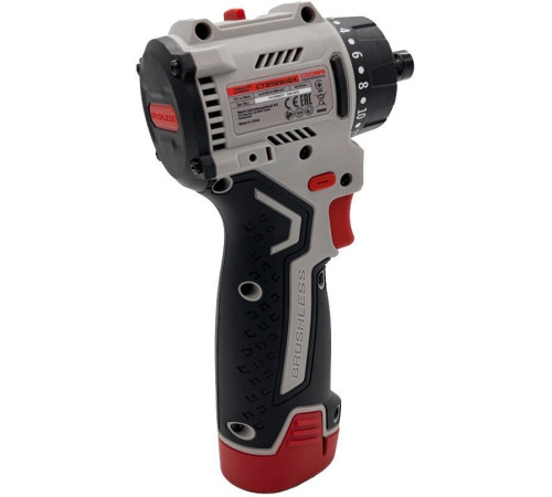 Дрель-шуруповерт Crown CT21129HQX-2 BMC с 2-мя АКБ, кейс