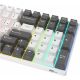 Клавиатура Royal Kludge RK100 RGB белый/серый, RK Brown