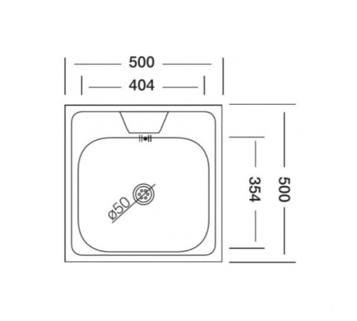 Кухонная мойка КромРус EC-207M RUS без сифона