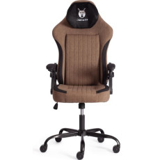 Офисное кресло TetChair iWolf ткань, черный/коричневый