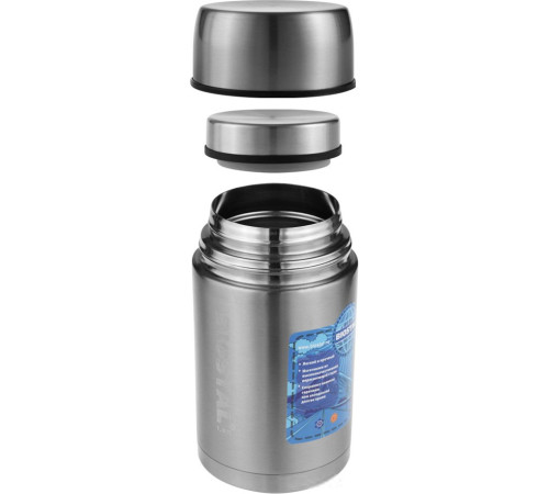 Термос для еды БИОСТАЛЬ NRP-1000 серебристый