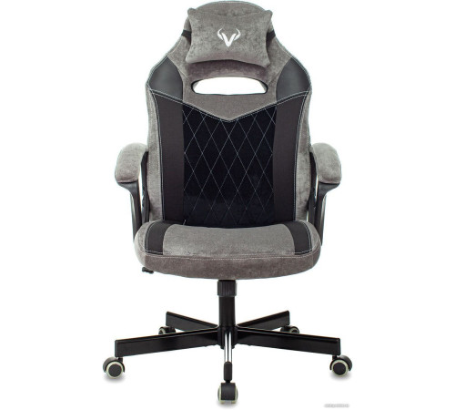 Игровое геймерское кресло Zombie Viking 6 Knight Fabric серый/черный