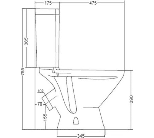 Унитаз Santek Лига [WH302141]