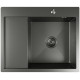 Кухонная мойка Mixline Pro 552929 черный графит, с сифоном