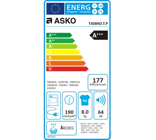Сушильная машина ASKO T408HD.T.P