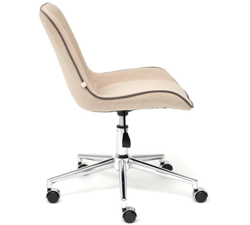 Кресло TetChair Style флок, бежевый