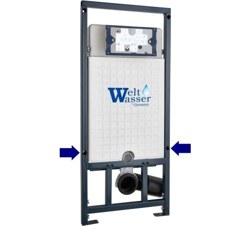 Унитаз подвесной WeltWasser Marberg 507 + Merzbach 043 GL-WT + Mar 507 SE GL-WT