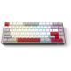 Клавиатура Ritmix RKB-681BL серый/белый