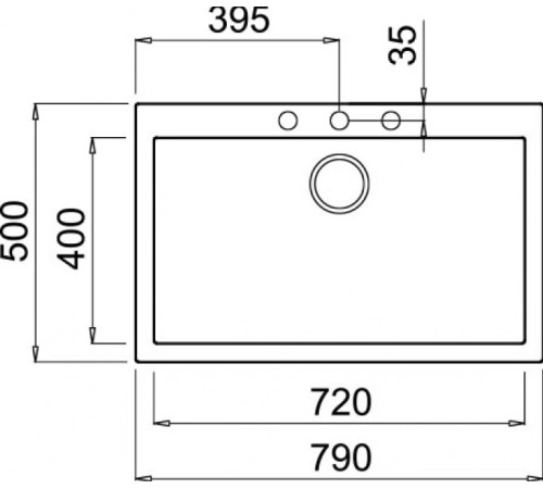 Кухонная мойка Elleci Quadra 130 Kuro K86