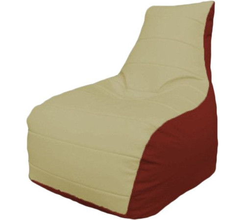 Кресло-мешок Flagman Бумеранг Б1.3-07 светло-бежевый/красный