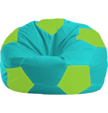 Кресло-мешок Flagman Мяч Стандарт М1.1-294 бирюзовый/салатовый