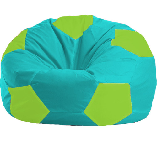 Кресло-мешок Flagman Мяч Стандарт М1.1-294 бирюзовый/салатовый