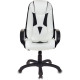 Кресло Zombie VIKING-8/WH+BLACK белый/черный