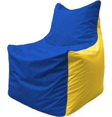 Кресло-мешок Flagman Фокс Ф2.1-128 синий/жёлтый