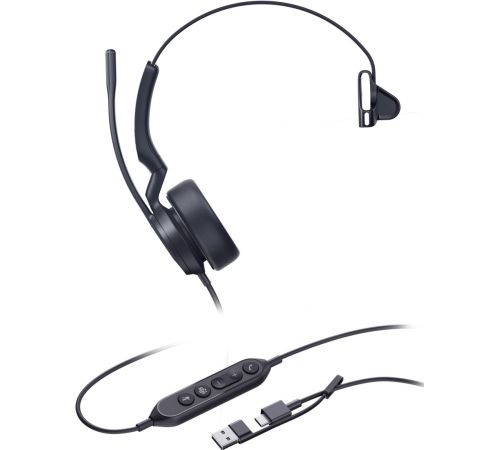 Офисная гарнитура Yealink UH44 Mono Teams USB-C/A