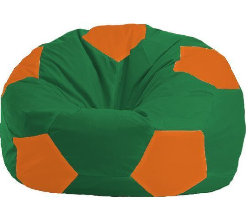 Кресло-мешок Flagman Мяч Стандарт М1.1-464 зеленый/оранжевый