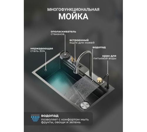 Кухонная мойка Saniteco LD0113