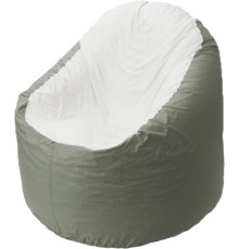 Кресло-мешок Flagman Bravo B1.1-32 серый/белый