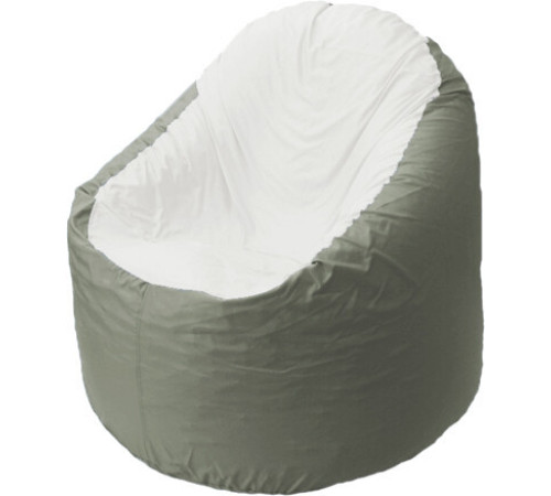 Кресло-мешок Flagman Bravo B1.1-32 серый/белый
