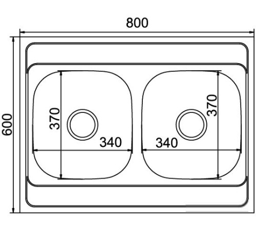 Кухонная мойка Mixline 528171
