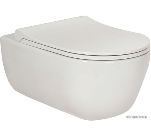 Унитаз подвесной Berges Wasserhaus Ego XL Rimless + Toma Slim SO + Novum525 + D3 043201