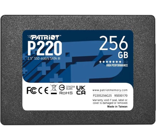 SSD Patriot P220 256GB P220S256G25